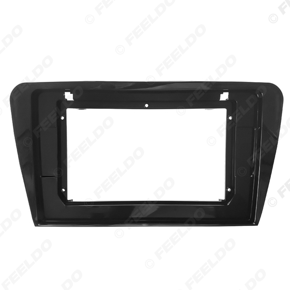 Picture of Car Radio Audio Facia Panel Frame Fitting Adaptor For 10.1 Inch Skoda Octavia 2Din Radio DVD Dash Trim Kits