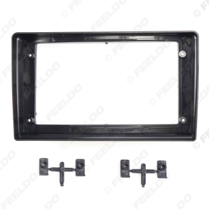 Picture of Car Audio 9" Big Screen Head Unit Dash Fascia Panel Frame Kit Adapter For Toyota Funcargo NCP20 2001 Radio Dash Frame