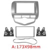 Picture of Car Audio Radio Fascia Frame For Honda Fit Jazz/City 2002-2008 (Auto AC,LHD) Stereo DVD 2Din Dash Face Frame Installation Mount Kit