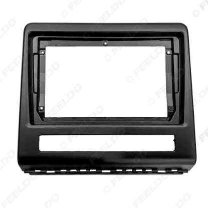 Picture of Car Audio 9" Big Screen Head Unit Dash Fascia Panel Frame Kit Adapter For Mitsubishi Zinger 2024 Radio Dash Frame