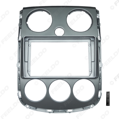 Picture of Car Audio 9" Big Screen Head Unit Dash Fascia Panel Frame Kit Adapter For Mazda Verisa 2005 Radio Dash Frame