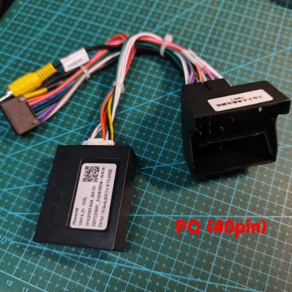Picture of Car Audio 16PIN Andriod Power Calbe Wiring Harness Adapter With Canbus Box For Volkswagen/Skoda PQ Platform