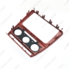 Picture of Mahogany Car Radio Stereo 2DIN Fascia Panel Refitting Frame Facia Trim Install Mount Kit For Skoda Octavia(10~13) Auto/Manual A/C