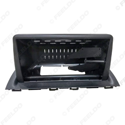 Picture of Car 9" Big Screen Head Unit Fascia Panel Frame With Console Multimedia Controller Knob CANbus Adapter For Mazda3/Axela 14-19