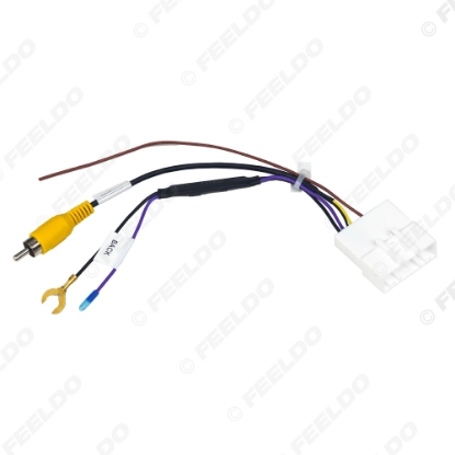 Picture of Car Parking Rear Camera Video Plug Converter RCA Cable For Nissan Dualis J10 (07-13) 24Pin Parking Reverse Wire Adapter