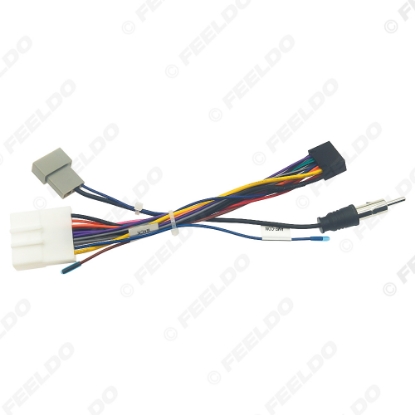 Picture of Car 16pin Power Cord Wiring Harness Adapter For Subaru Forester 2008-2014 OEM Radio Wire Installation Head Unit