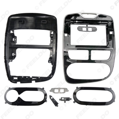 Picture of Car Audio 10" Big Screen Head Unit Dash Fascia Panel Frame Kit Adapter For Renault Clio 2012-2016 Radio Dash Frame