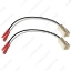 Picture of 2pcs Car 2Pin Stereo Speaker Wire Harness Adaptors For Ford Auto Speaker Replacement Connection Wiring Plug Cables
