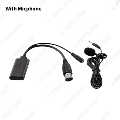 Picture of Car Aux-in Wireless Bluetooth Adapter Module Audio Receiver Aux Cable for Kenwood 13Pin CD/DVD Host AUX Cable