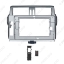Picture of Car Stereo 10.1 Inch Big Screen Fascia Frame Adapter For Toyota Prado 2Din Dash Audio Fitting Panel Frame Kit