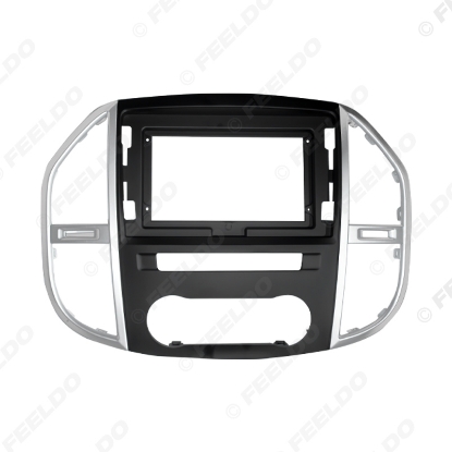 Picture of Car Audio 10.1" Big Screen Fascia Frame Adapter For Mercedes-Benz Vito (2020) 2Din Dash Installation Panel Frame Kit 