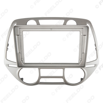 Picture of Car Audio 9" Big Screen Head Unit Dash Fascia Panel Frame Kit Adapter For Hyundai I20 (08-12) Radio Dash Frame