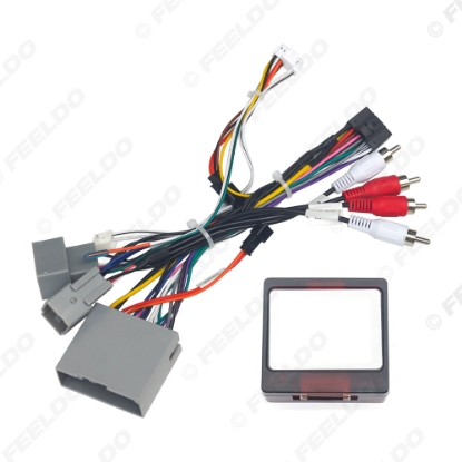Picture of Car 16pin Audio Wiring Harness With Canbus Box For Chevrolet Blazer Ford Explorer Stereo Installation Wire Adapter