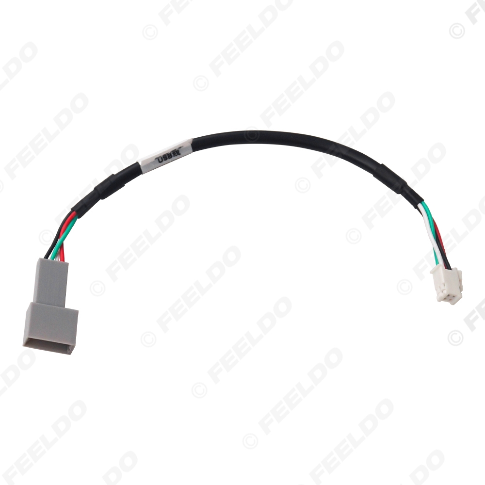 Picture of Car Audio Input Media Data Wire Original Plug 4Pin Car AUX Adapter For Peugeot AUX Cable Adapter