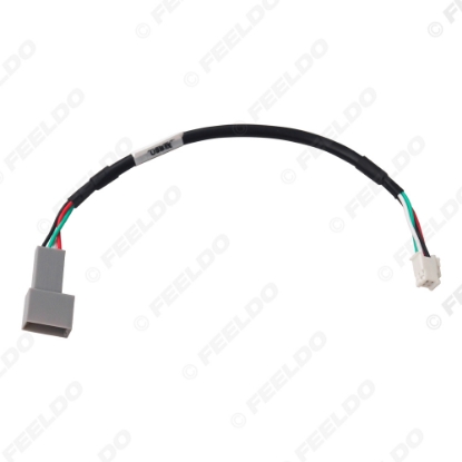 Picture of Car Audio Input Media Data Wire Original Plug 4Pin Car AUX Adapter For Peugeot AUX Cable Adapter