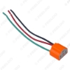 Picture of H4 Female Ceramic Headlight Connector Pigtail Plug Adapter Socket 