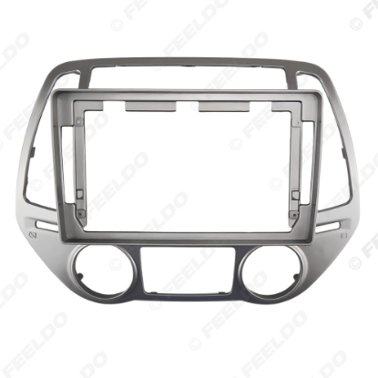 Picture of Car Audio 9" Big Screen Head Unit Dash Fascia Panel Frame Kit Adapter For Hyundai I-20 (12-14) Radio Dash Frame