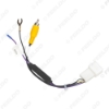 Picture of Car Parking Reverse Wire Adapter 12Pin Male Video Plug RCA Cable With 12V-6V Power Convertor Board For Toyota Car Models