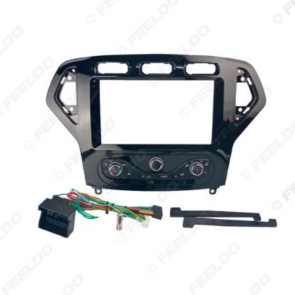 Picture of Car Audio Fascia Frame Adapter With Power Harness For Ford Mondeo (07-10) 9" Big Screen Dash Fitting Panel Frame Kit