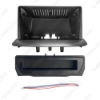 Picture of Car Audio 9" Big Screen Head Unit Dash Fascia Panel Frame Kit With Fascia Storage Box Spacer For Renault Megane/Fluence