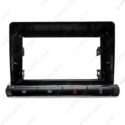 Picture of Car Audio 9" Big Screen Head Unit Dash Fascia Panel Frame Kit Adapter For Citroen C3 2023 Auto Radio Dash Frame