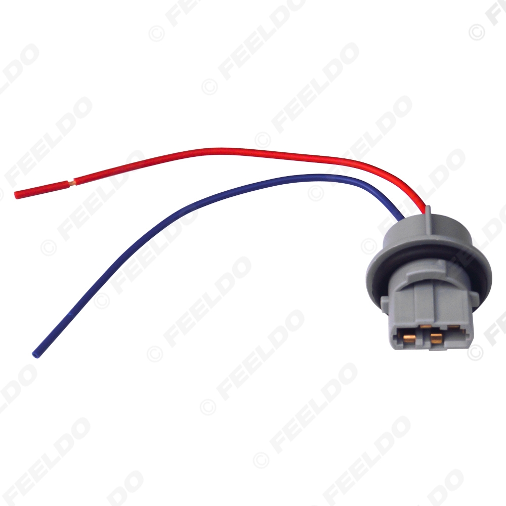 Picture of Car 7440/W3X16D/W21W/T20 LED Bulb Socket W21W W21 Adapter Wire Harness For Car Turn Signal Brake Light Base Accessories