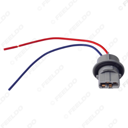 Picture of Car 7440/W3X16D/W21W/T20 LED Bulb Socket W21W W21 Adapter Wire Harness For Car Turn Signal Brake Light Base Accessories
