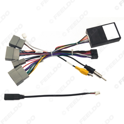 Picture of Car 16pin Power Cord Wiring Harness Adapter With Canbus Box For Honda Stepwgn(22-23,Europe) Installation Head Unit