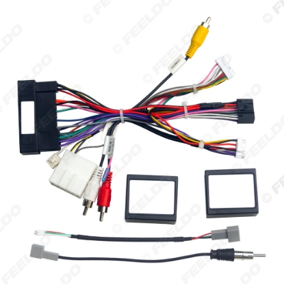 Picture of Car 16pin Power Cord Wiring Harness Adapter With Canbus Box For Hyundai Veloster 2011 Installation Head Unit