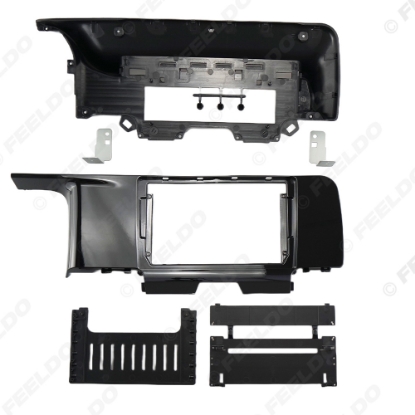 Picture of Car Audio 9" Big Screen Head Unit Dash Fascia Panel Frame Kit Adapter For KIA Sorento (2020+,LHD) Radio Dash Frame