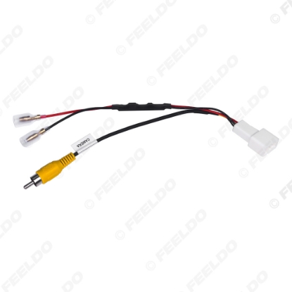 Picture of Car 4-pin Reverse Camera Output Video Adapter Wiring Cable For Toyota Original Factory Auto Camera Video Output