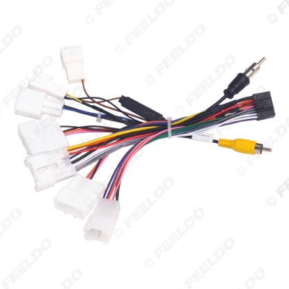 Picture of Car 16Pin Power Cord Wiring Harness Adapter For Toyota 2004-2024 Installation Head Unit Auto Radio Power Wire Adapter