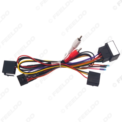 Picture of Car 16pin Power Cord Wiring Harness Adapter For Peugeot 207 (09-13,Retain OEM CD Player) OEM Radio Wire Installation Head Unit