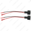 Picture of 2pcs Car 2Pin Stereo Speaker Wire Harness Adaptors For Audi Auto Speaker Replacement Connection Wiring Plug Cables