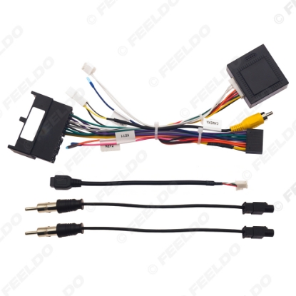 Picture of Car 16pin Power Cord Wiring Harness Adapter With Canbus Box For Ford Eco Sport 2018 Installation Head Unit