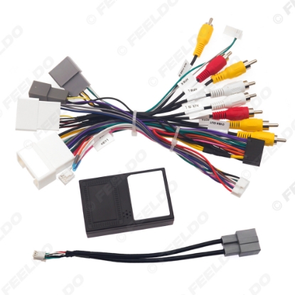 Picture of Car 16pin Power Cord Wiring Harness Adapter With Canbus Box For Mitsubishi Pajero Sport (20-23,Support 360-Panoramic) Installation Head Unit Installation Head Unit