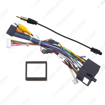 Picture of Car 16pin Power Cord Wiring Harness Adapter With Canbus Box For JAC Refine 82/83 (14-16) Installation Head Unit