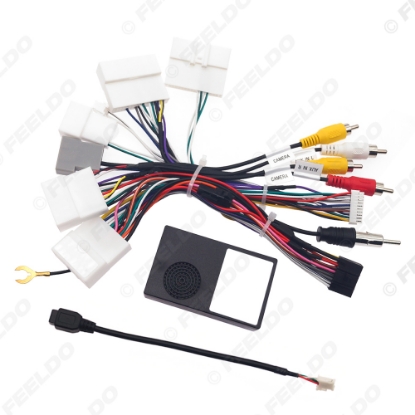 Picture of Car 16pin Power Wiring Harness Adapter With Canbus Box For Nissan 2016 Juke/X-Trail/NAVARA/Qashaqi(Mid-East) Installation Head Unit