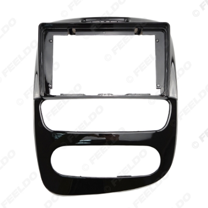 Picture of Car Audio 9" Big Screen Head Unit Dash Fascia Panel Frame Kit Adapter For Renault Clio 2017+ Radio Dash Frame