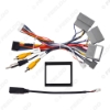 Picture of Car Audio 16PIN DVD Player Power Calbe Adapter With Canbus Box For Honda City Greiz Odyssey Stereo Plug Wiring Harness