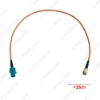 Picture of FAKRA Type Z Male Plug To SMA Male For GPS Antenna Adapter Pigtail Cable Using RG316 Coax