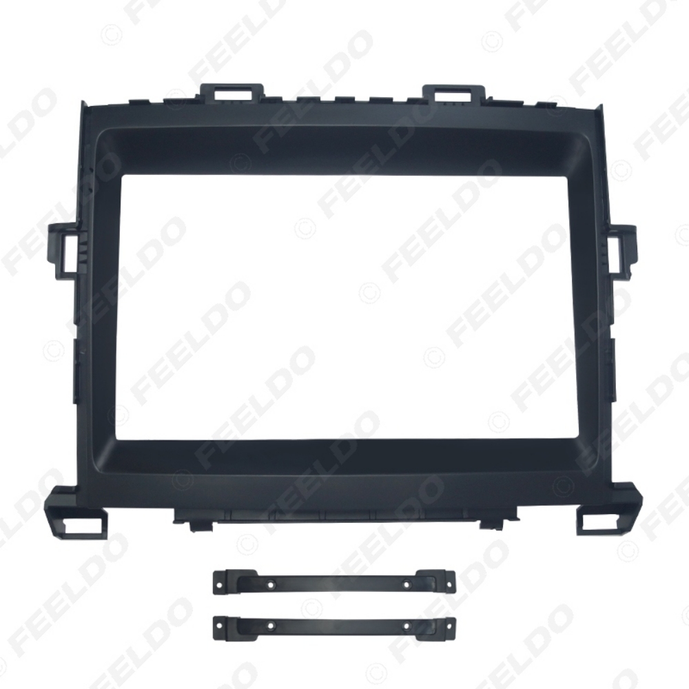 Picture of Car 9" Big Screen Head Unit Dash Fascia Panel Frame Kit Adapter For Toyota Alphard 12-14 (High/Low Level) Head Unit Dash Mount Kit