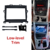 Picture of Car 9" Big Screen Head Unit Dash Fascia Panel Frame Kit Adapter For Toyota Alphard 12-14 (High/Low Level) Head Unit Dash Mount Kit