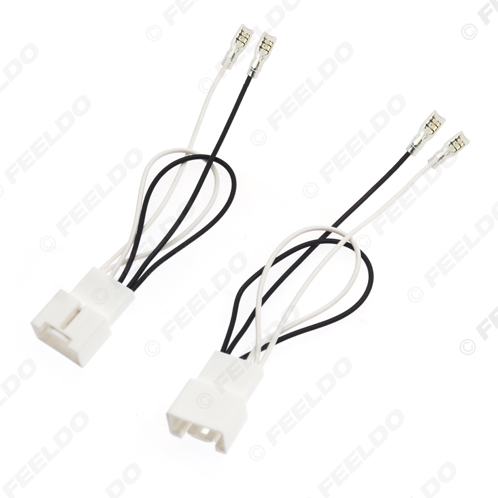 Picture of 2pcs Car 4Pin Stereo Speaker Wire Harness Adaptors For Ford/Mazda Auto Speaker Replacement Connection Wiring Plug Cables