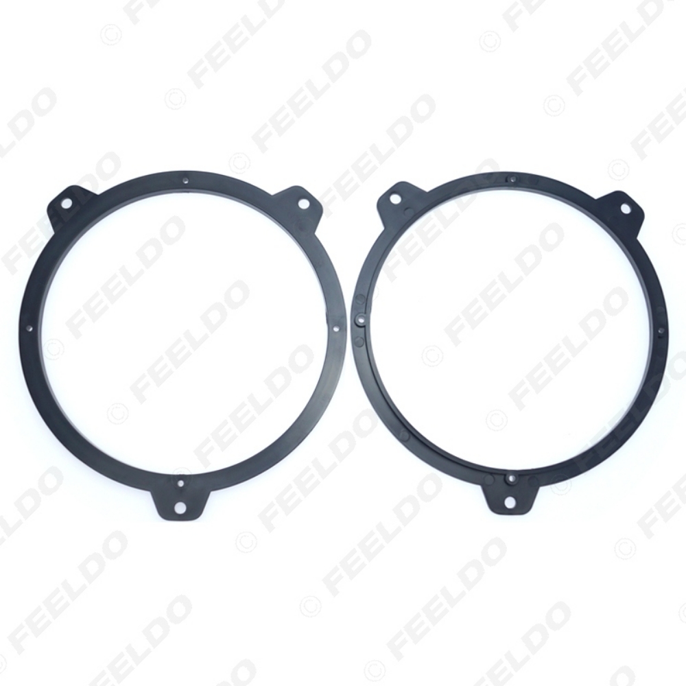 Picture of 2pcs/Set Black 6.5 inch Car Stereo Speaker Spacer Pad Adapter for BMW 3-Series E46 1999-2005 Speaker Mat Rings