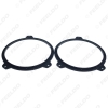 Picture of 2pcs/Set Black 6.5 inch Car Stereo Speaker Spacer Pad Adapter for BMW 3-Series E46 1999-2005 Speaker Mat Rings