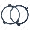 Picture of 2pcs/Set Black 6.5 inch Car Stereo Speaker Spacer Pad Adapter for BMW 3-Series E46 1999-2005 Speaker Mat Rings