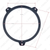 Picture of 2pcs/Set Black 6.5 inch Car Stereo Speaker Spacer Pad Adapter for BMW 3-Series E46 1999-2005 Speaker Mat Rings