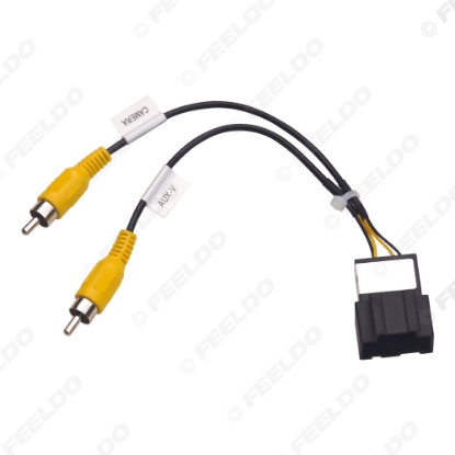 Picture of Car Parking Rear Camera 16Pin Female Video Plug Converter RCA Cable For Hummer H2 2008 Car Parking Reverse Wire Adapter