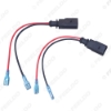 Picture of 2PCS Car Special Single Plug Speaker Cable Adaptor For Volkswagen Audi Skoda Porsche Benz BMW Great Wall Wire Connectors